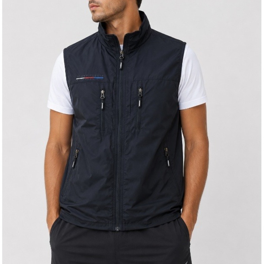 Outdoor Fusi Professional Navy‎ Blue Multi-Pocket Utility Hiking Vest Size L NWT